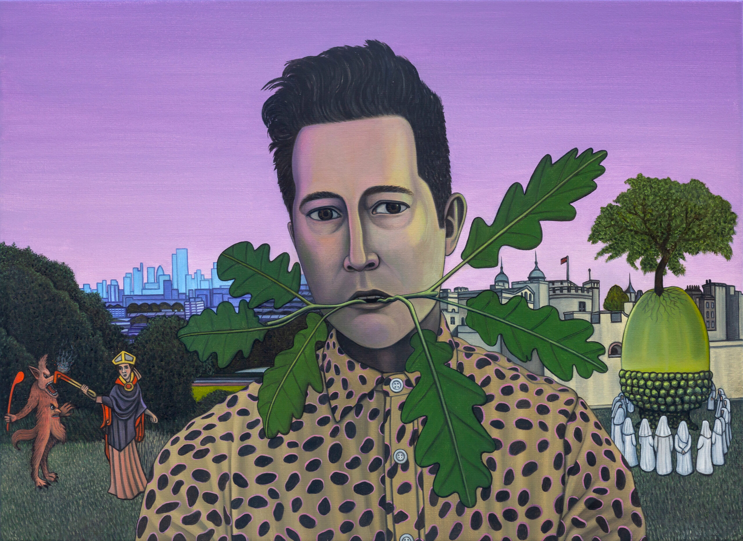 4) In My Nature (Self portrait as the green man)